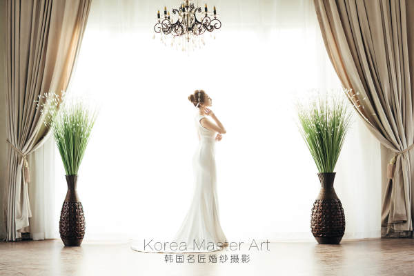 韩国名匠婚纱摄影韩式内景案例