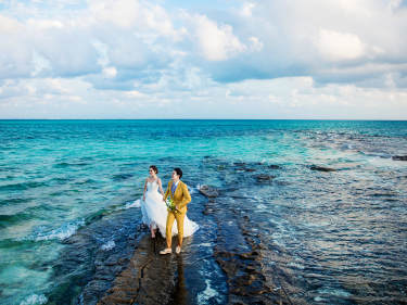 菲林影社婚纱摄影工作室海景案例