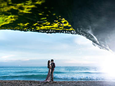 薇薇新娘婚纱摄影海景案例