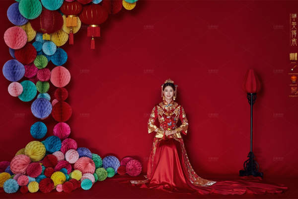 卡罗婚纱摄影中国风案例