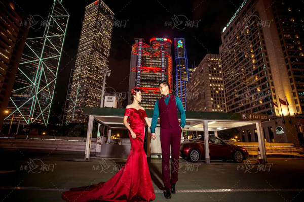 香港蜜月婚纱摄影设计旅拍