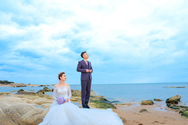 洛可婚纱摄影工作室海景案例