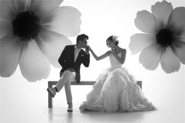 亲密爱人婚纱摄影韩式案例