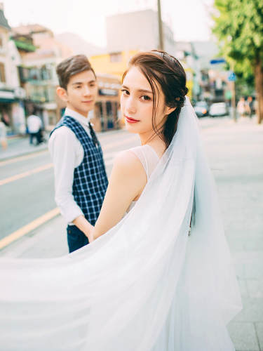 王东升婚纱摄影城市地标案例
