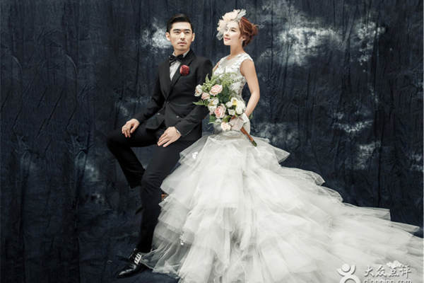 女王嫁到婚纱摄影韩式案例