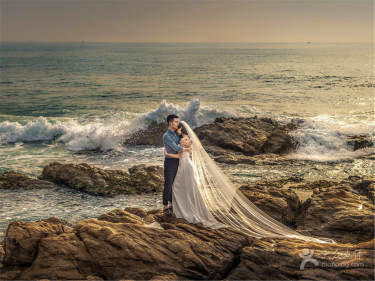 艾城婚纱摄影工作室海景案例