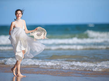 幸福时光婚纱摄影海景案例