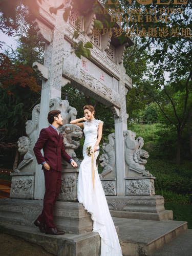 新娘新概念婚纱摄影年代建筑案例