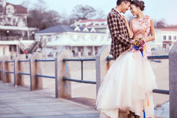 米诺秀街婚纱摄影海景案例