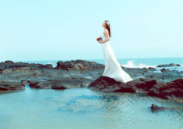 影帝国际婚纱艺术摄影海景案例