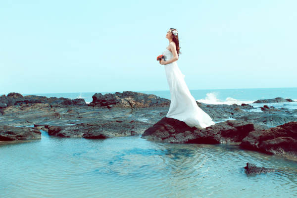 影帝国际婚纱艺术摄影海景案例