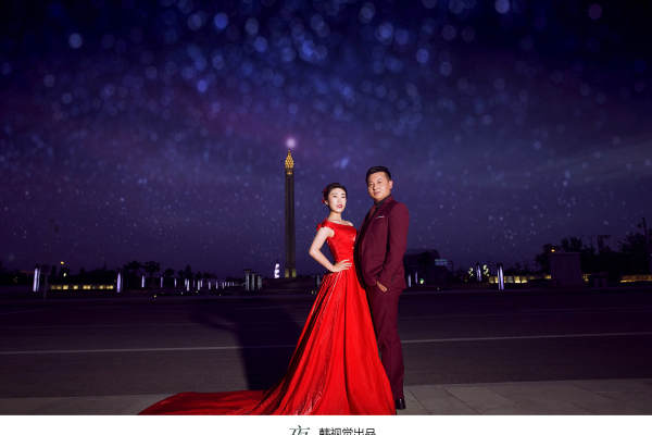 韩·视觉专属定制婚纱摄影夜景案例