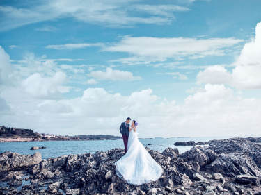 米兰视觉婚纱摄影海景案例