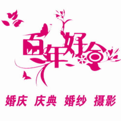 淮南市百年好合婚庆庆典文化传媒有限公司logo