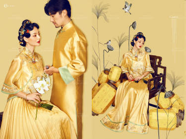 都市丽人婚纱摄影中国风案例
