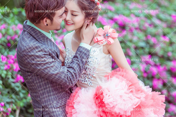 现代新娘国际婚纱韩式案例