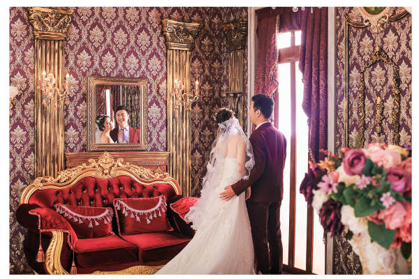 洛可婚纱摄影工作室宫殿教堂案例