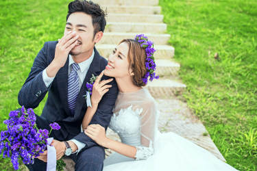 金百合婚纱摄影韩国宫案例