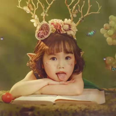 幸福泡泡韩式专业儿童摄影logo