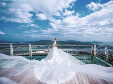 曼迪国际婚纱摄影海景案例