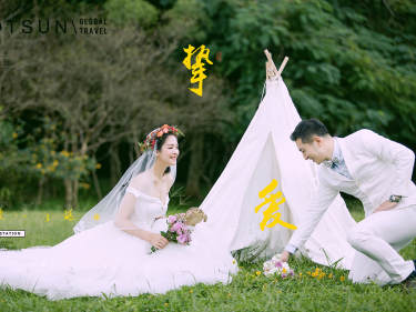 浩信百年婚纱摄影街拍案例