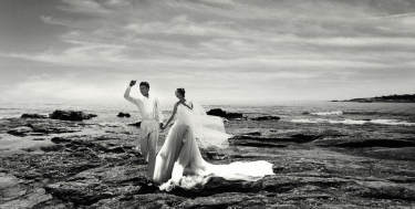 新新娘婚纱摄影海景案例