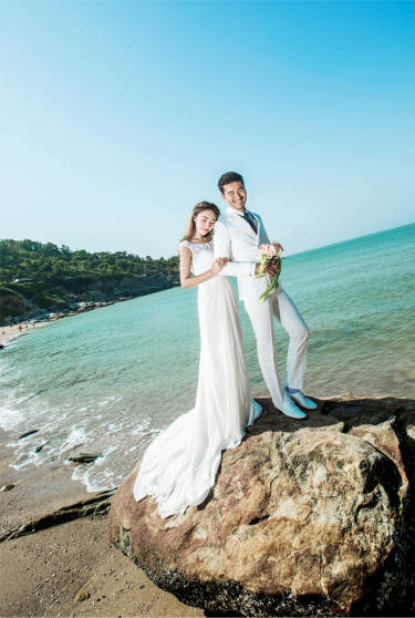 泗洪县安吉尔婚纱摄影海景案例