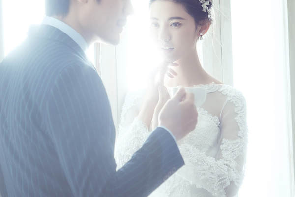 金百合婚纱摄影韩式案例