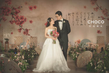 CHOCO-启蔻婚礼清新雅致的中国风色系案例