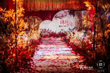 正合婚礼#中国风红金色婚礼