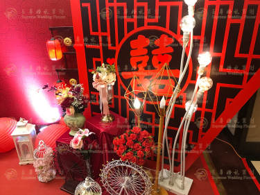 中式婚礼 棕泉酒店与益健海鲜城现场布置