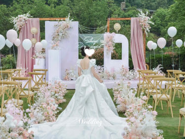 分享||wedding🎀户外小型粉色婚礼💓是可可爱爱的少女心