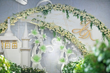 【爱尚婚礼策划】白绿色古堡婚礼