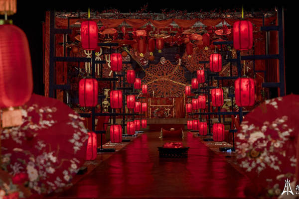 中式大红色系婚礼