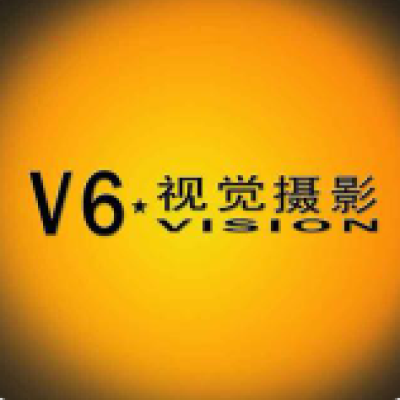 V6视觉摄影logo