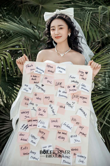 【伯爵天长地久】超级好看的韩式森系婚纱照限定浪漫