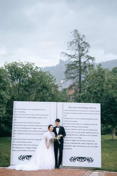 韩式小清新婚照