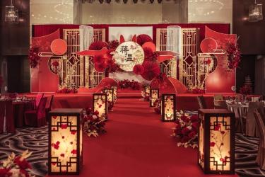 中式红色古风婚礼