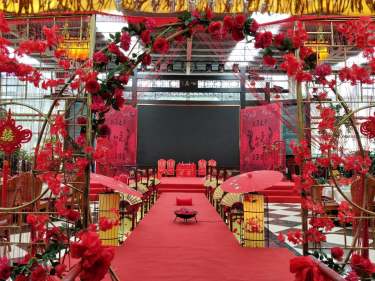 城南泉儿湾传统中式婚礼，中式花轿