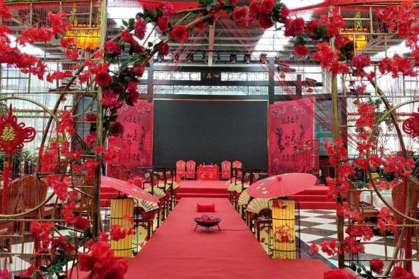 城南泉儿湾传统中式婚礼，中式花轿