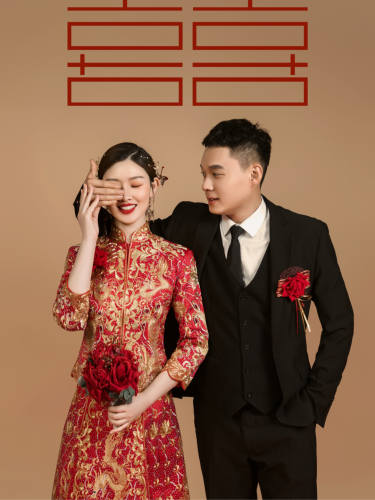 中式婚纱摄照