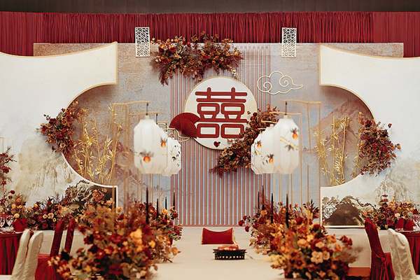 中式浅色系婚礼-新徽派中式