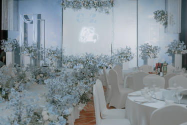 【桠蓝婚礼】温馨甜美韩式蓝白色婚礼