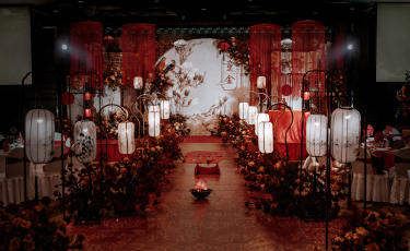 一场满满仪式感的中国风婚礼
