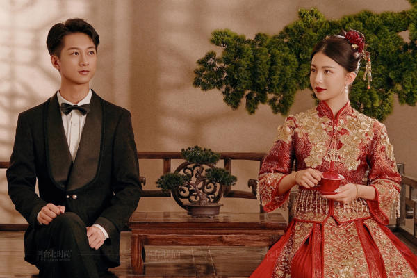 完美呈现传统婚嫁仪式感中式东方风婚纱照!