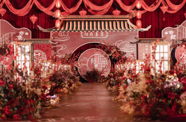 新中式古典红色系婚礼