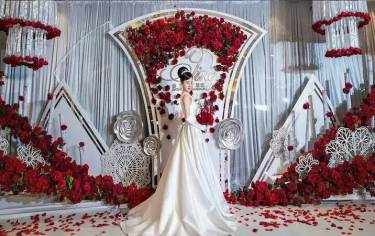 玫瑰花的浪漫-红色婚礼策划