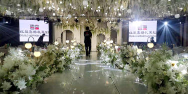 白绿色韩式婚礼