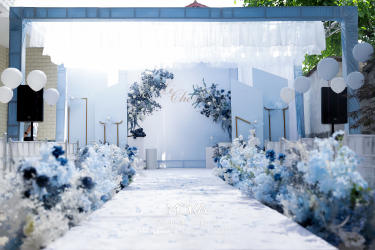【摩卡婚礼】蓝色自己小院婚礼