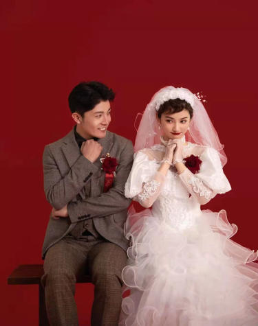 中式喜嫁婚纱照